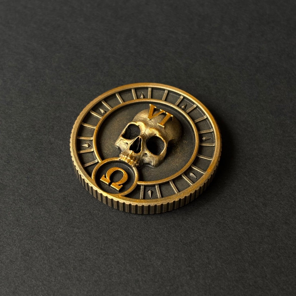 Skull token (40mm) 3d model