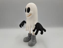 Retro Ghost Figure — Multipart Multicolor Print 3d model