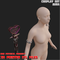 MiNA Cosplay Set Dead by Daylight 3d model