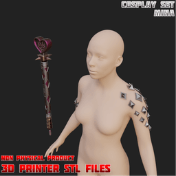 MiNA Cosplay Set Dead by Daylight 3d model