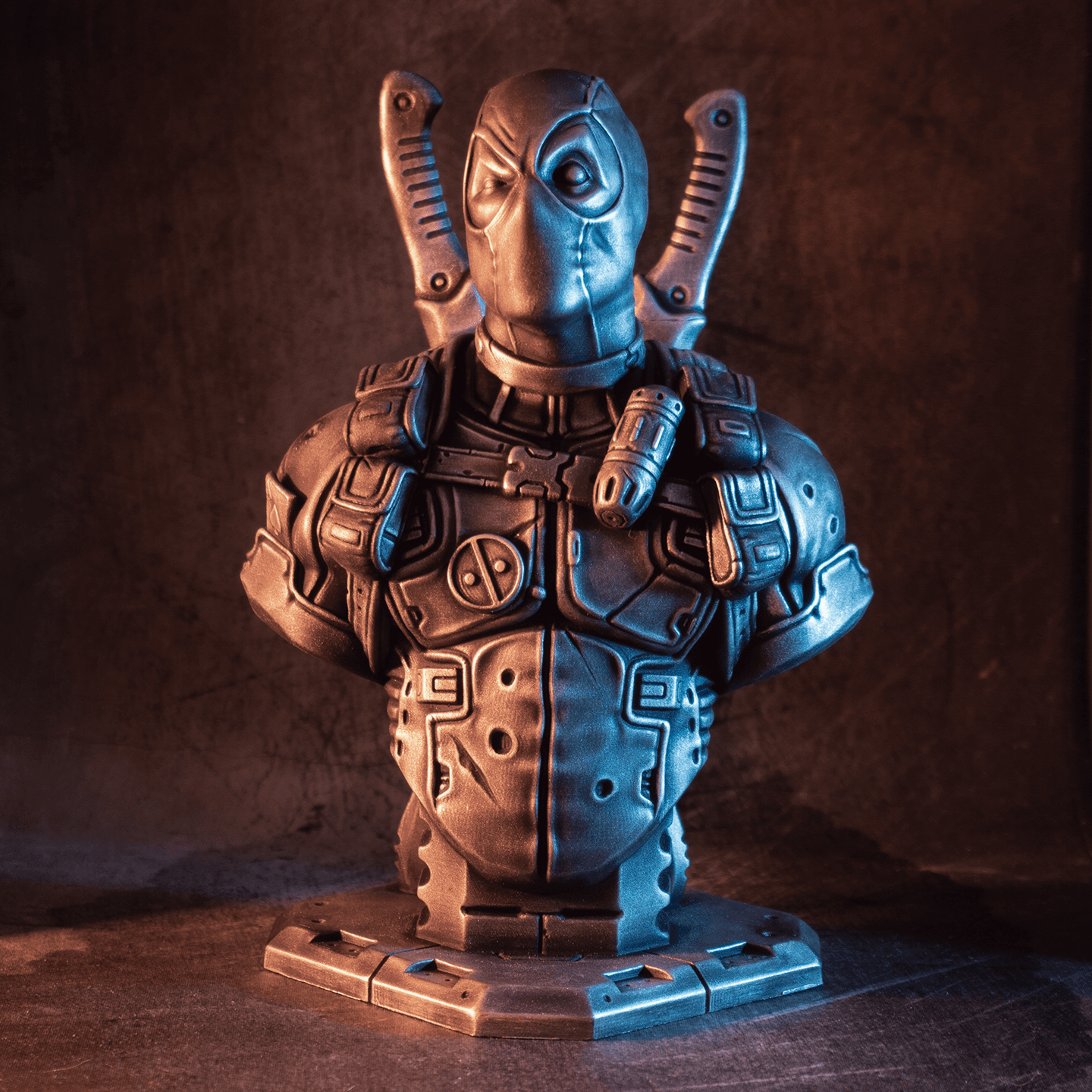 Deadpool bust (Remastered Supportless Edition) (fan art) 3d model