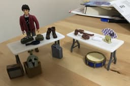 Folding Table (1:18 scale) 3d model