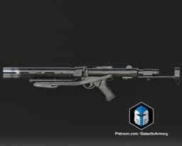 E-11D Blaster Rifle - 3D Print Files 3d model