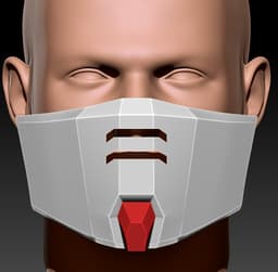 Gundam Mask 3d model