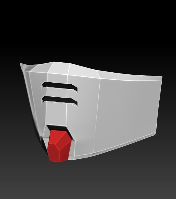 Gundam Mask 3d model