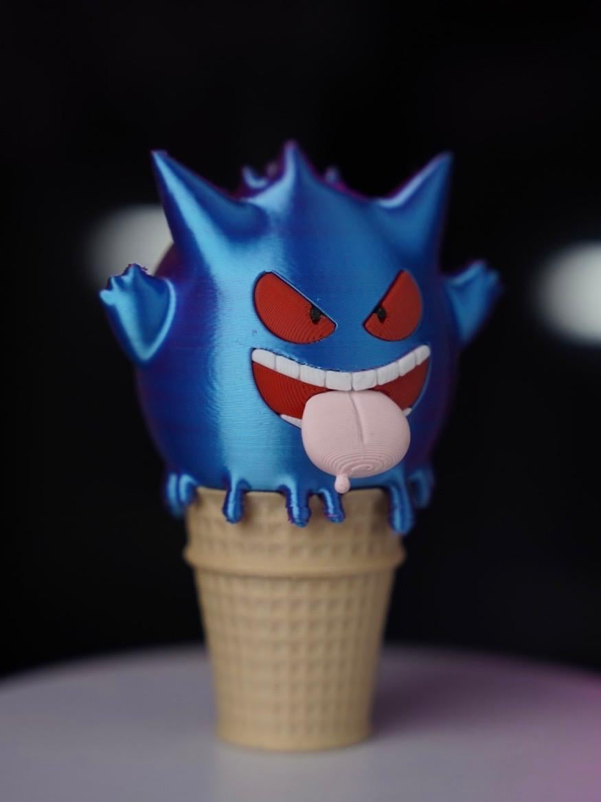 Gengar Ice Cream - Multipart 3d model