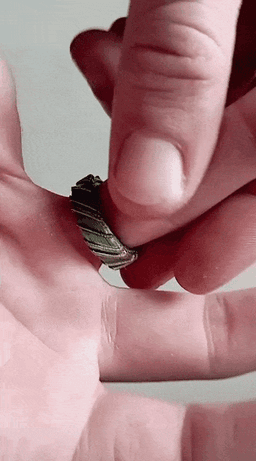 Fidget ring futuristic candy & Celtic 3d model