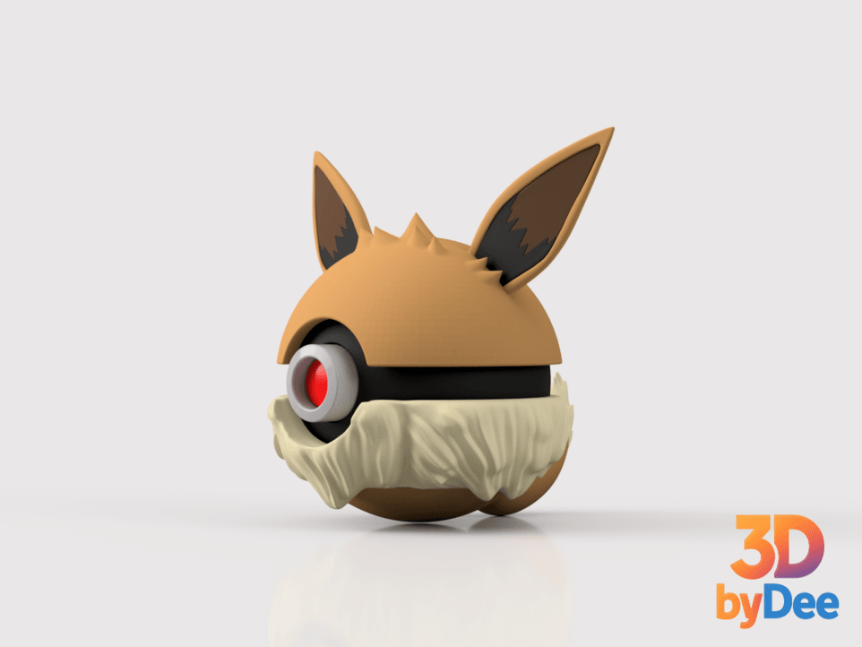 Eevee Pokeball 3d model
