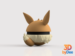 Eevee Pokeball 3d model