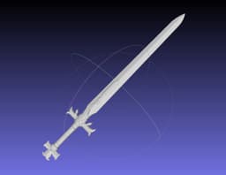Sword Art Online Alicization Alice Sword Printable Assembly 3d model