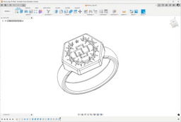 Rammstein ring prototype 3d model
