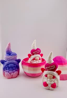 Valentine's Day Sheep Gnome 3d model