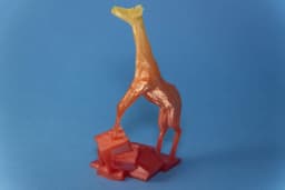 Low Poly Giraffe // VR Sculpt 3d model