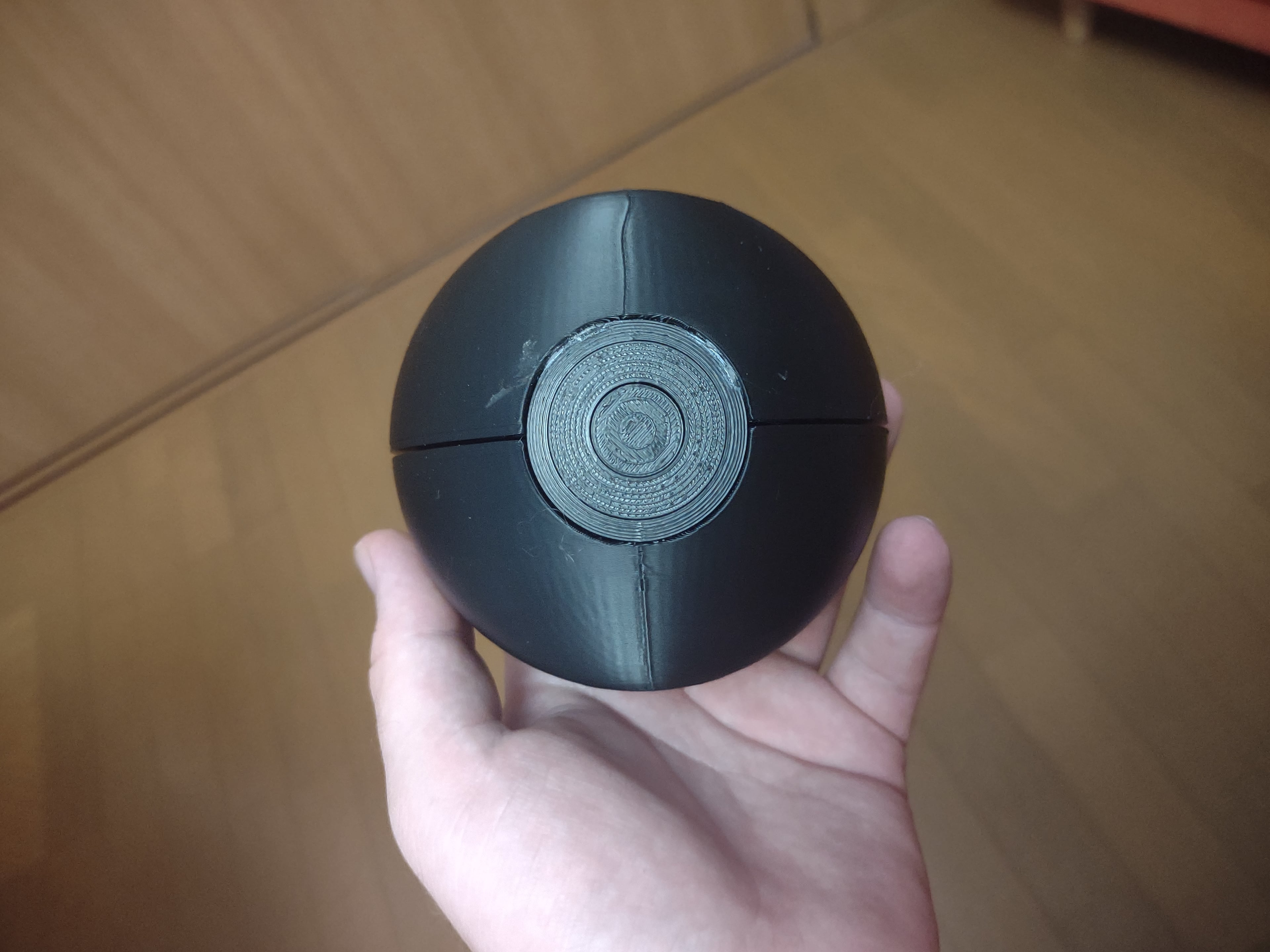 Editable Poke Ball Base 3d model