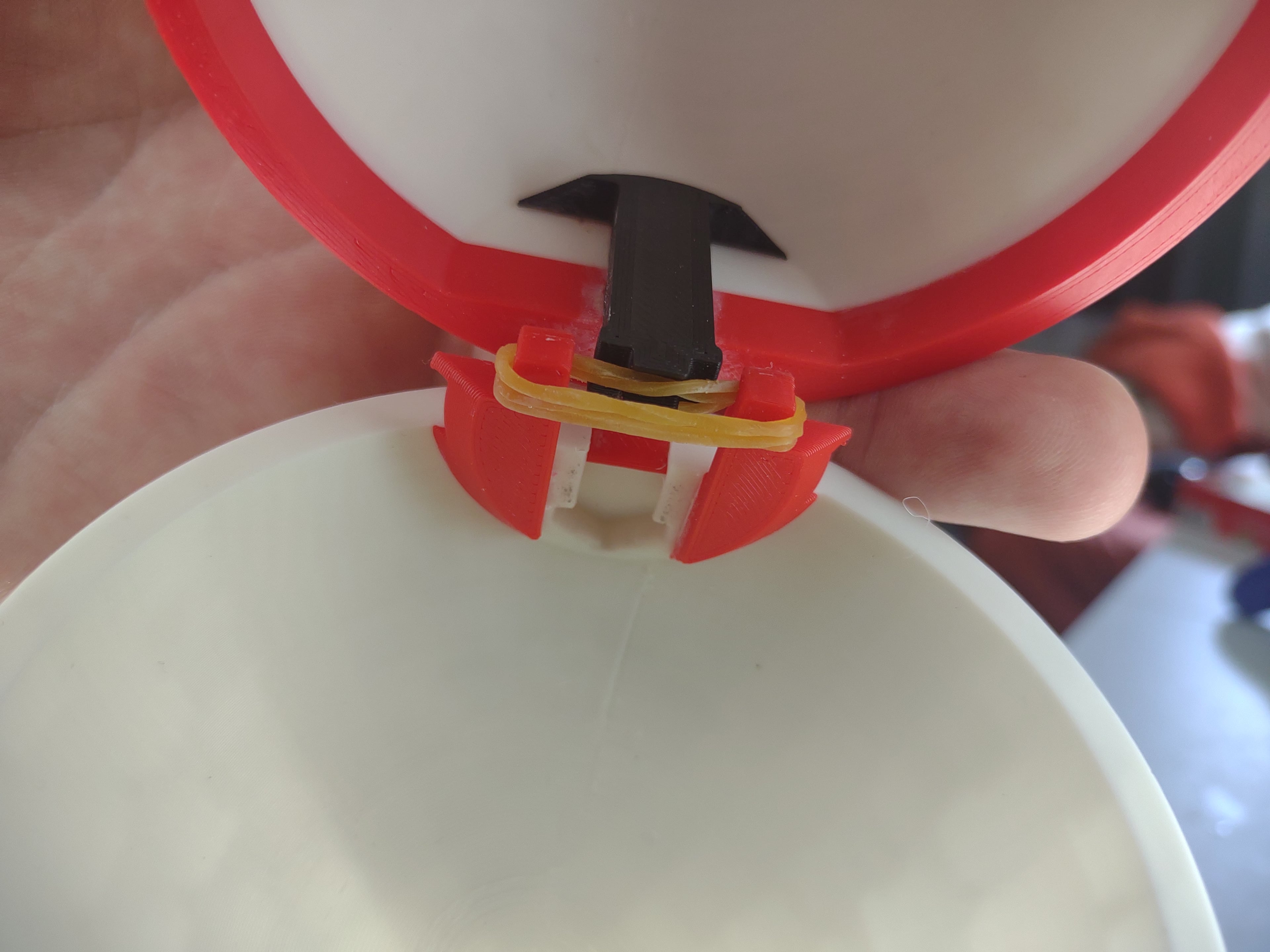 Editable Poke Ball Base 3d model