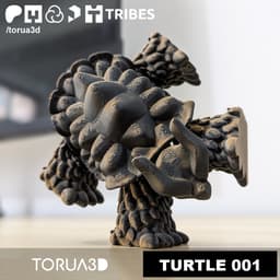 ARTICULATED TURTLE 001.stl 3d model