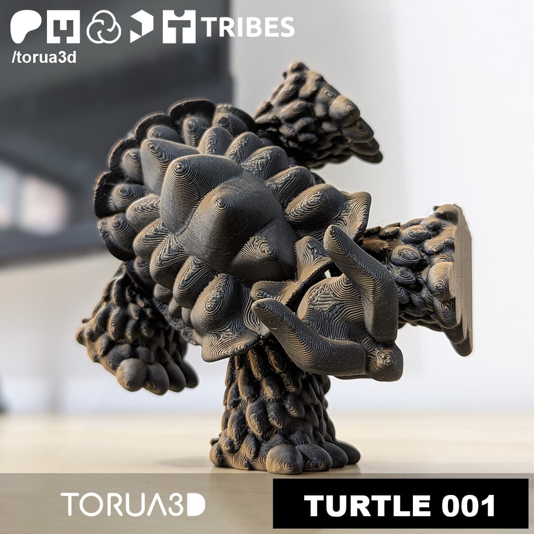 ARTICULATED TURTLE 001.stl 3d model