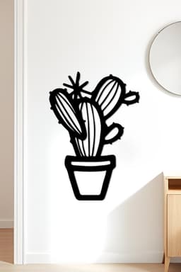 Cactus Wall Art, Wall Decor, Home Decor 3d model