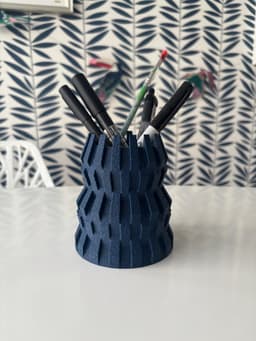 Strata- A Pen Holder 3d model