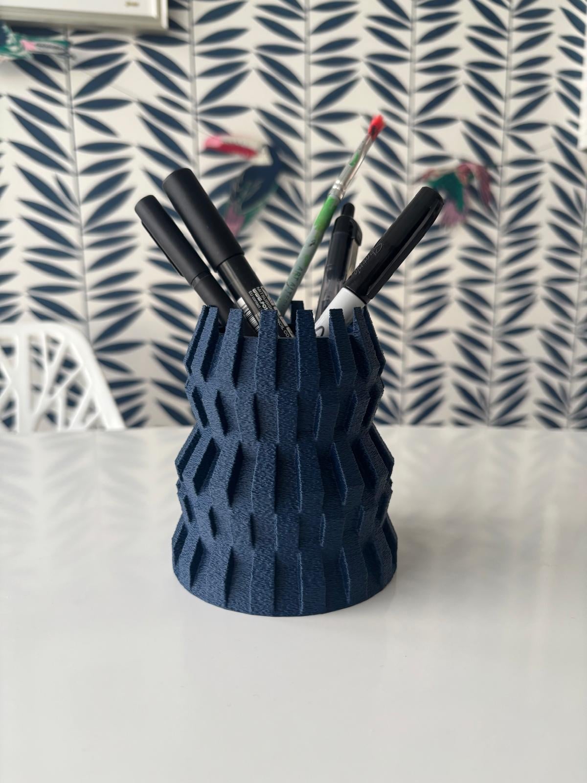 Strata- A Pen Holder 3d model
