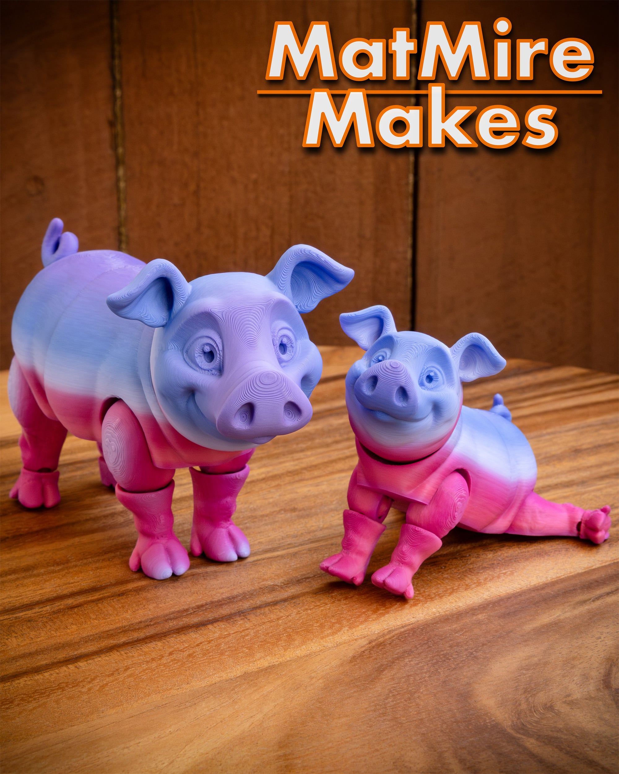 Pig - Articulated Figure 3d model