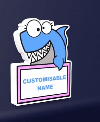 Cute Shark - LED Strip compatible 3d model