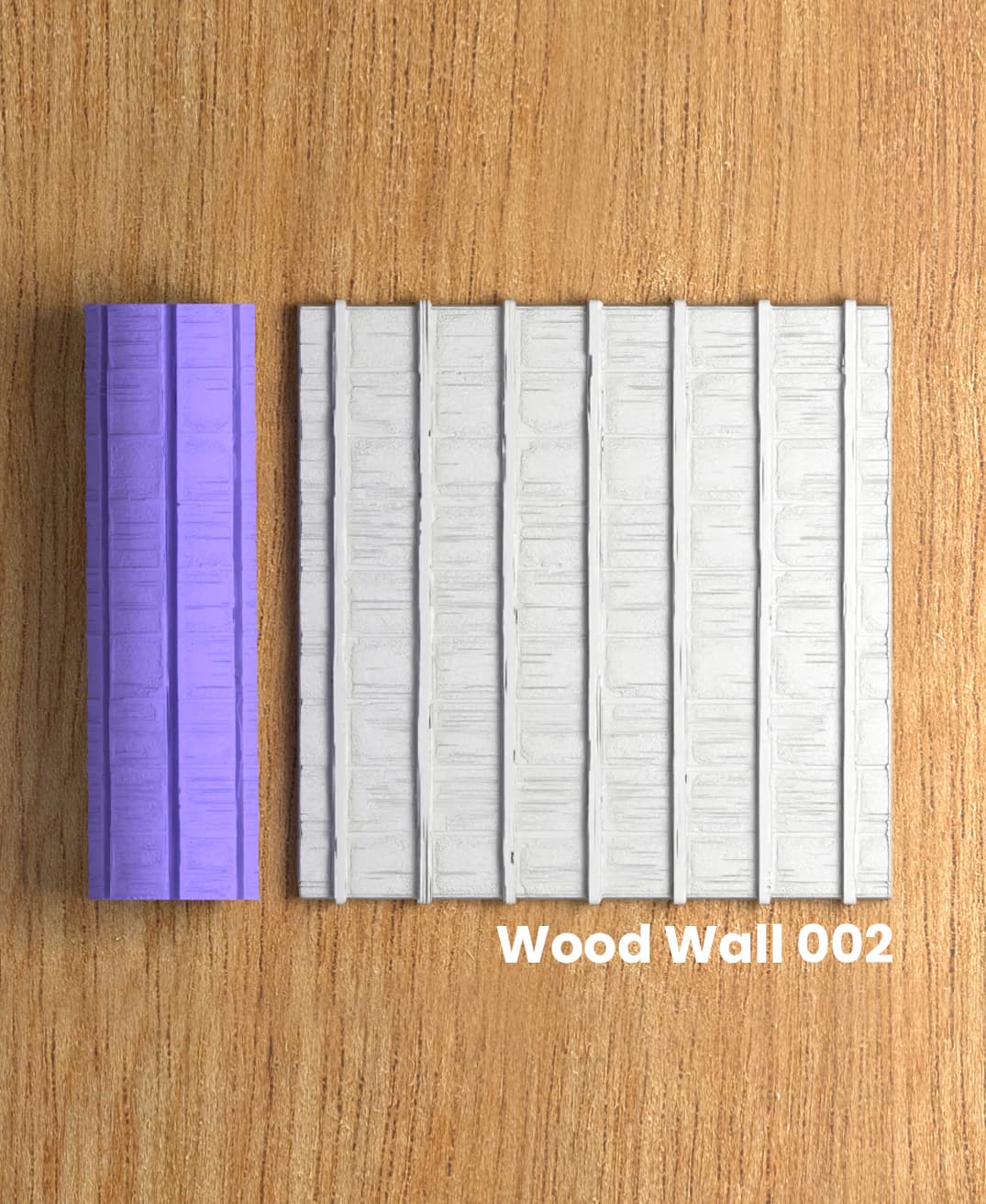 Collection Soda | Wood Wall 002 | Polymer Clay Seamless Texture Roller 3d model