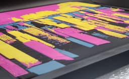 3D Printed Painting - City 3d model
