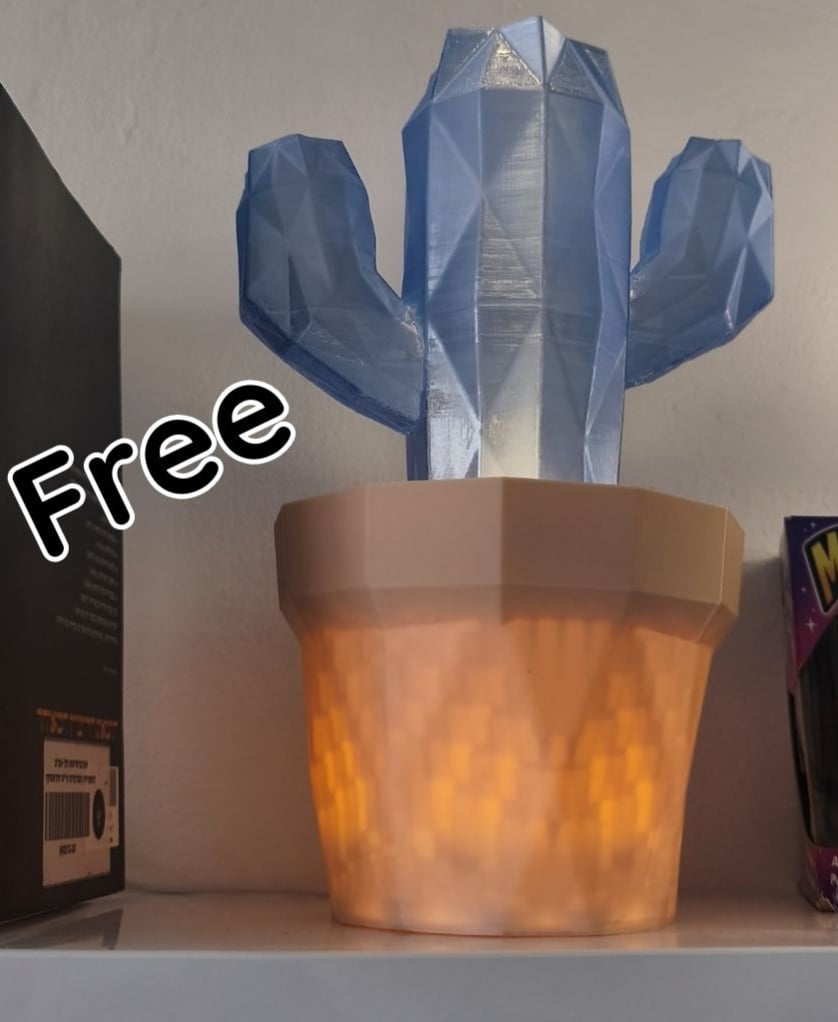 Cactus Lamp 3d model