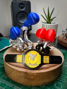 MINI BOXER "GLOVES OF GLORY" PRINT IN PLACE 3d model