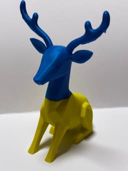 Christmas reindeer 3d model