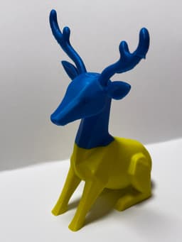 Christmas reindeer 3d model