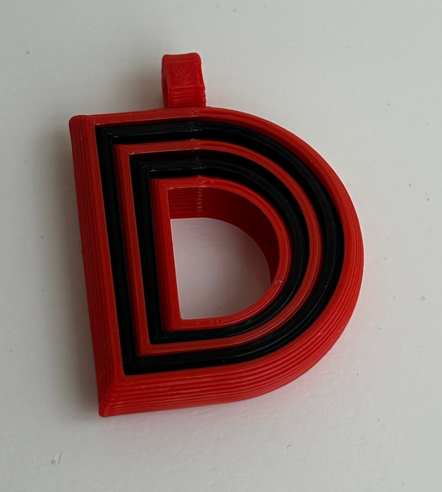 fidget alphabet keychain 3d model