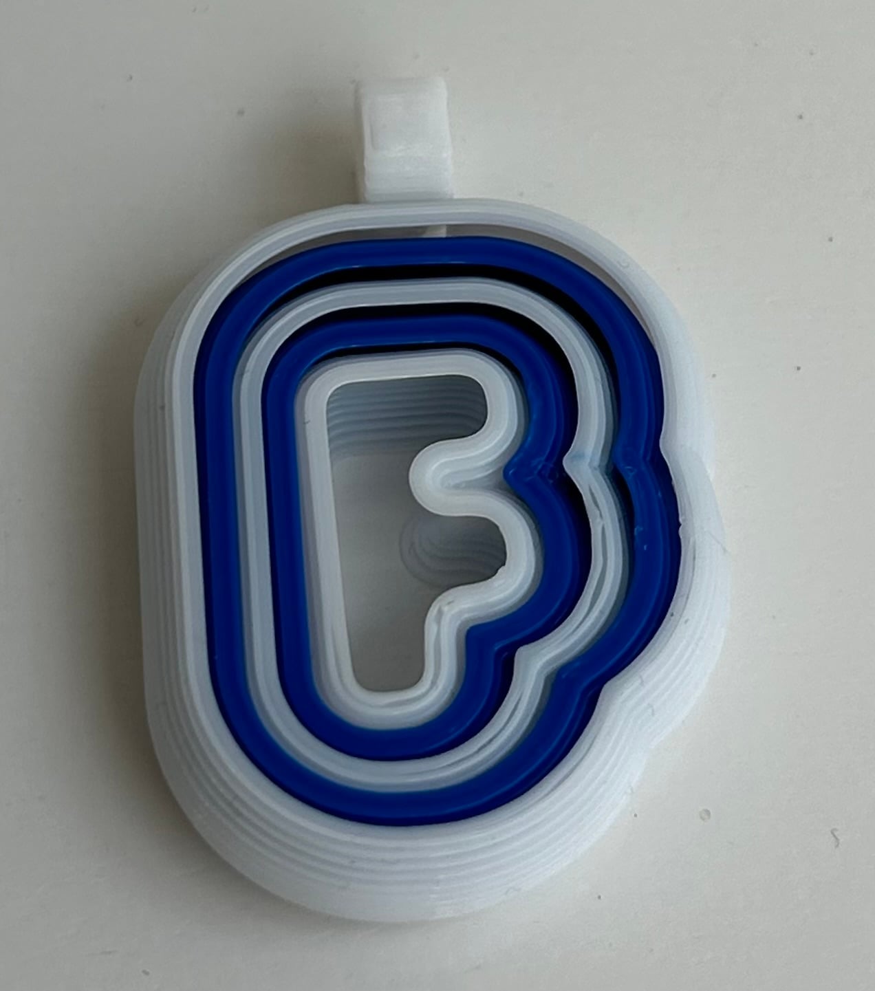 fidget alphabet keychain 3d model