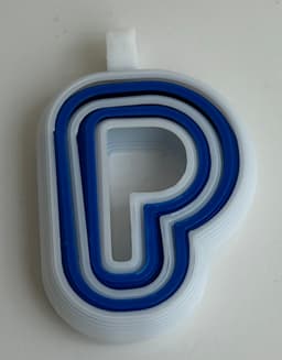 fidget alphabet keychain 3d model