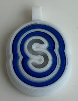 fidget alphabet keychain 3d model