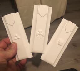 Desktop Swords Wall Mount 3d model