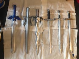 Desktop Swords Wall Mount 3d model
