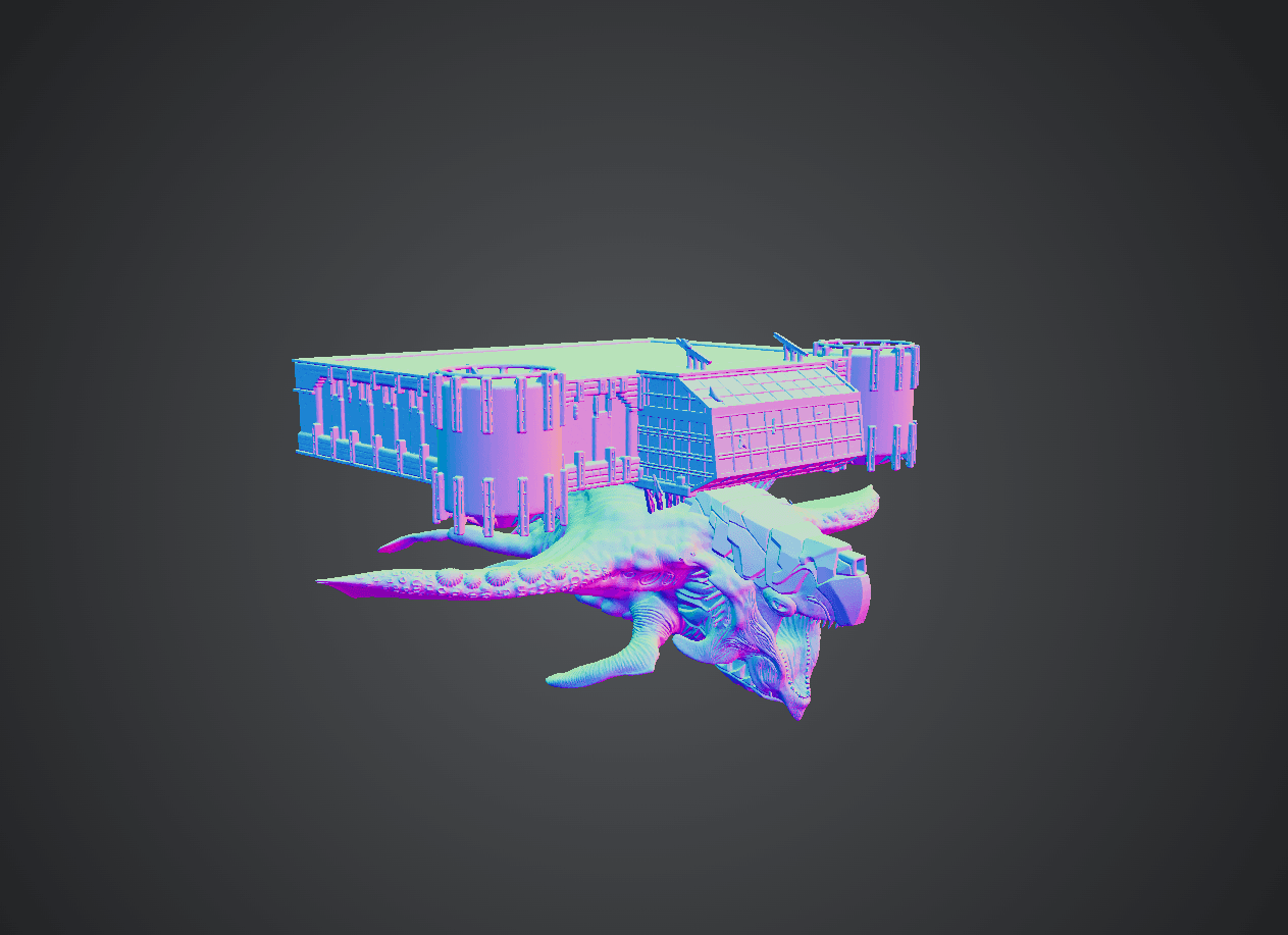 SKY TITAN W BASE 3d model