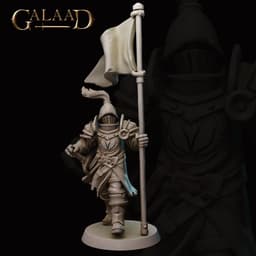 Queen's Knight Banner 3d model