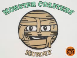 Universal Monsters Coasters - The Mummy 3d model