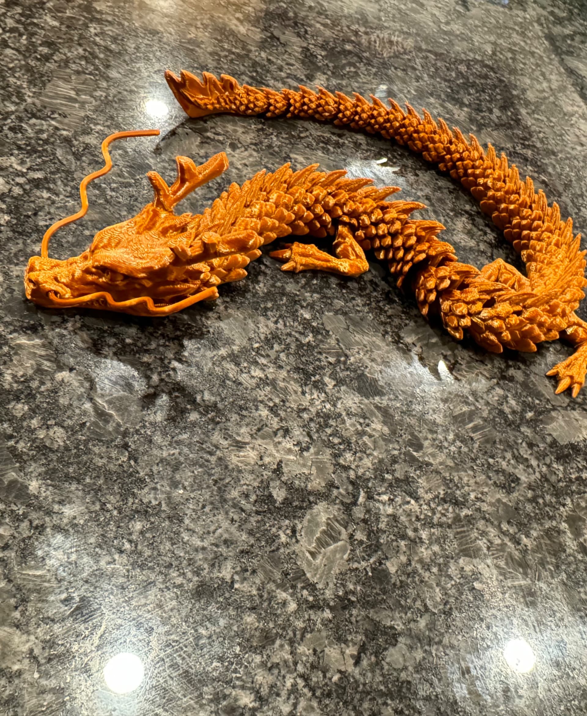 Fun model. Printed with Silk Copper PLA from Overture3D