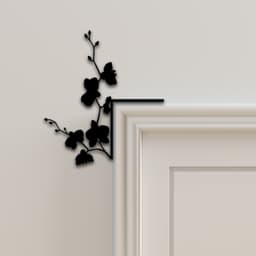 Flower Door Corner Decor 3d model