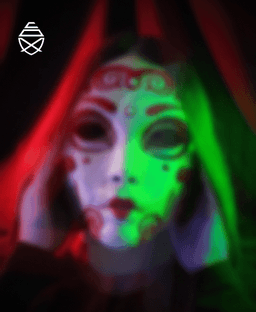 Geisha Mask 3d model