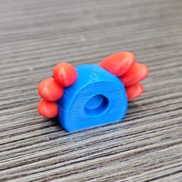 Baby Axolotl Magnet 3d model