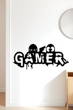 Gamer Wall Art, Wall Decor, Home Decor 3d model