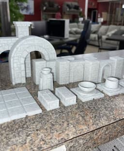 D&D Structures Pack 1 - Print in place 3d model