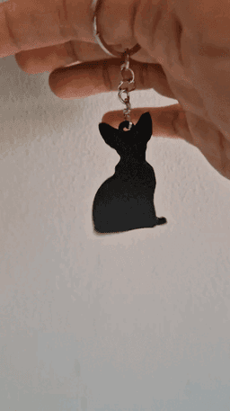 Pack 50 STL/3mf CATS kEYCHAINS+MAGNETS 3d model