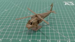 UH-60 Blackhawk Military Helicopter 3D Print Model 3d model