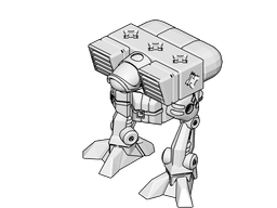 PrintABlok Light Mech mech Robot Construction Toy 3d model
